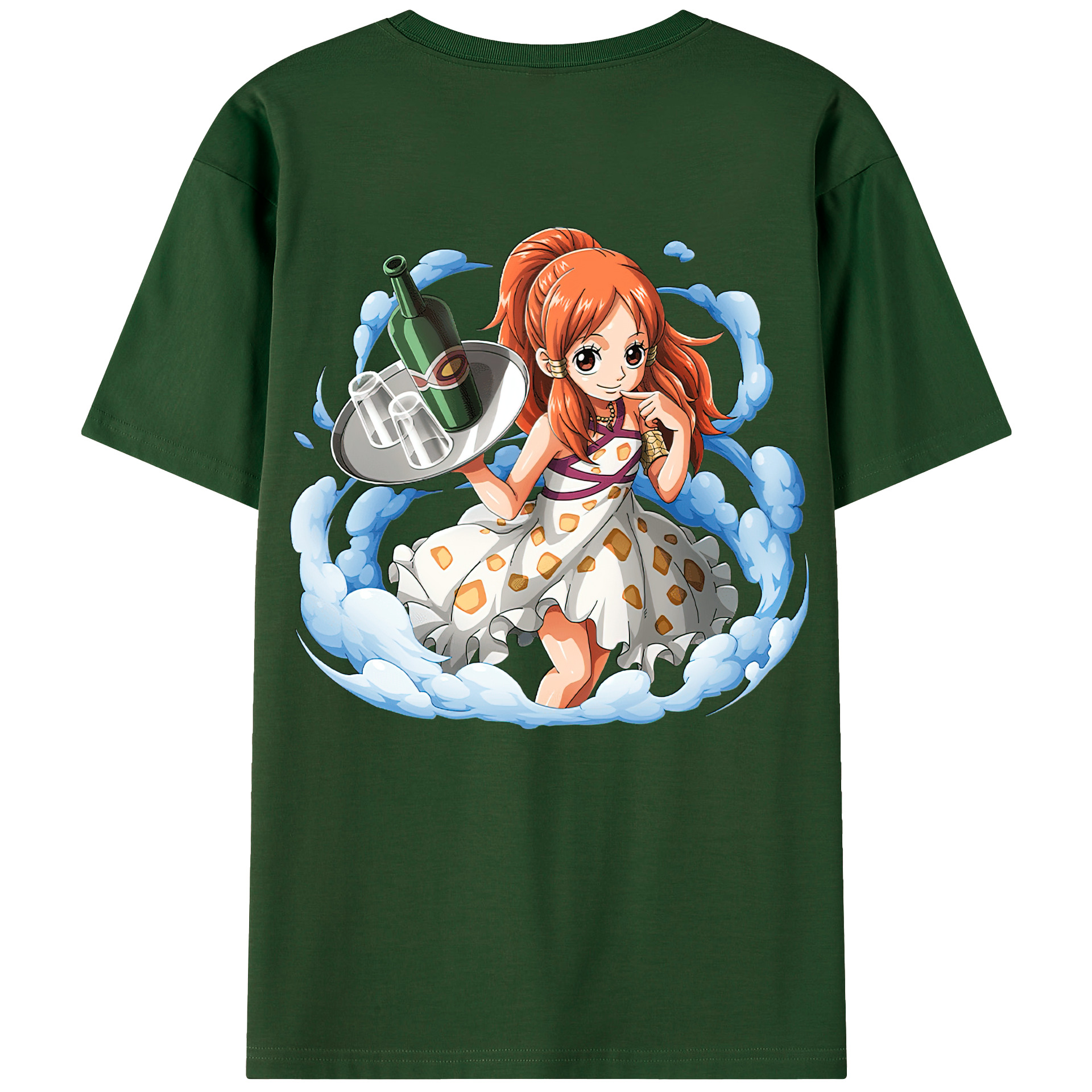 ワンピース ナミ ONE PIECE Nami 綿100％半袖Tシャツ（背面プリント）